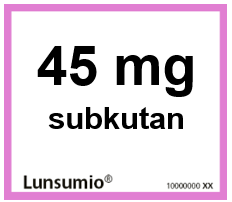 Avtagbar etikett 45 mg