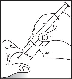 Förfylld spruta utan nålskydd