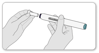 Steg 5: Ta av nålskyddet