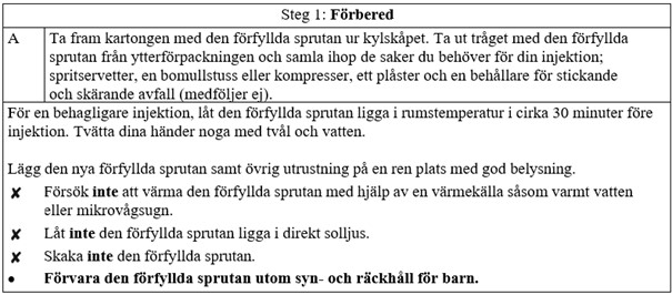 Steg 1: Förbered - A