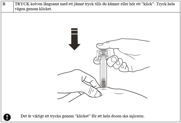 Steg 3: Injicera - B