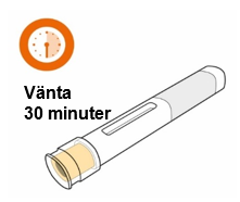 Vänta 30 minuter