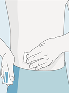 Välj injektionsställe