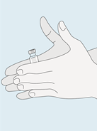 Blanda försiktigt till lösningen med Hepcludex