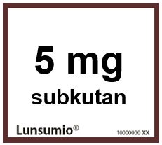 Avtagbar etikett 5 mg