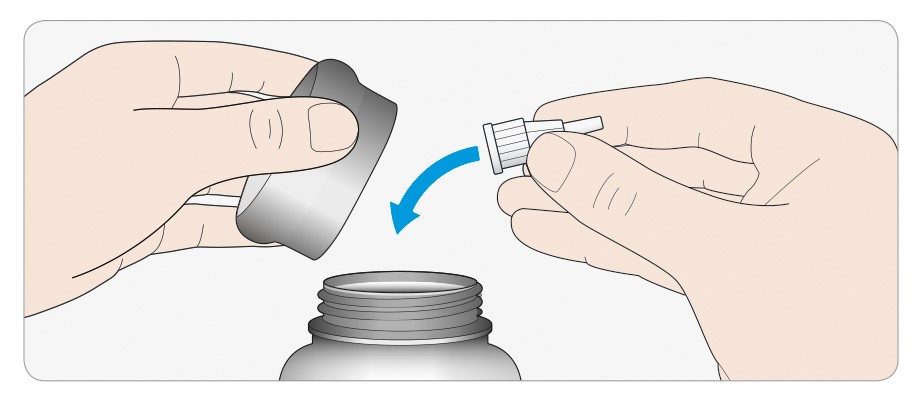 Kassera den använda nålen i en punktionssäker behållare eller enligt gällande rutiner