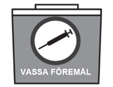 behållare för vassa föremål