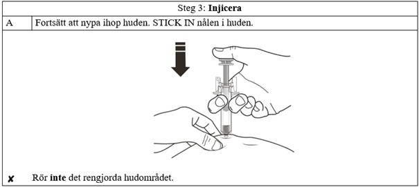 Steg 3: Injicera - A