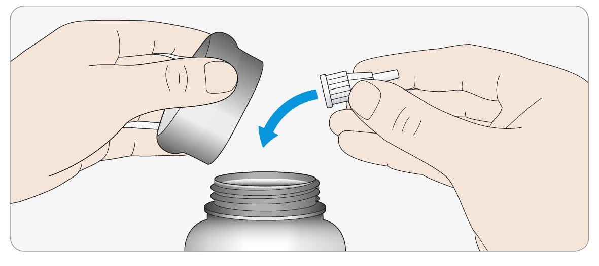 Kassera den använda nålen i en punktionssäker behållare eller enligt gällande rutiner.